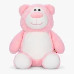Pink personalized teddy bear - Rosie