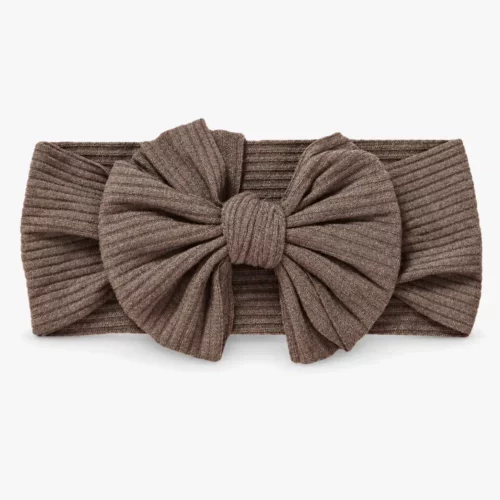 Light brown headband for baby ribbed - Nordic Rainbow