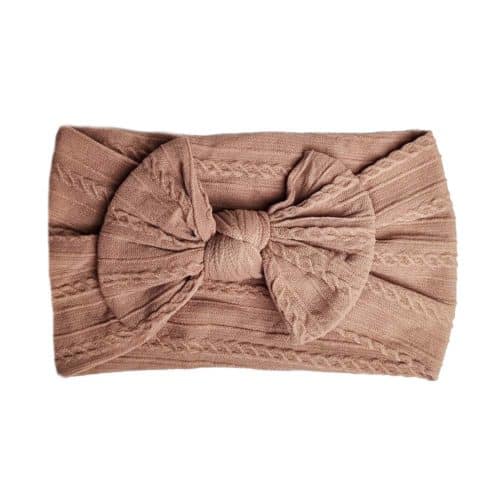 Headband baby rose brown
