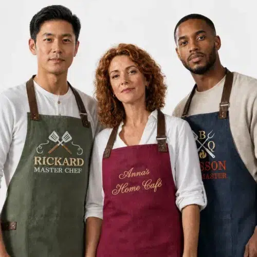 Personalized apron with name, Oxford