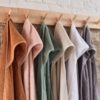 Bad cape with names in six different colors