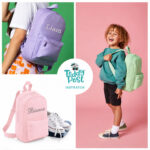 Backpack with name pastel