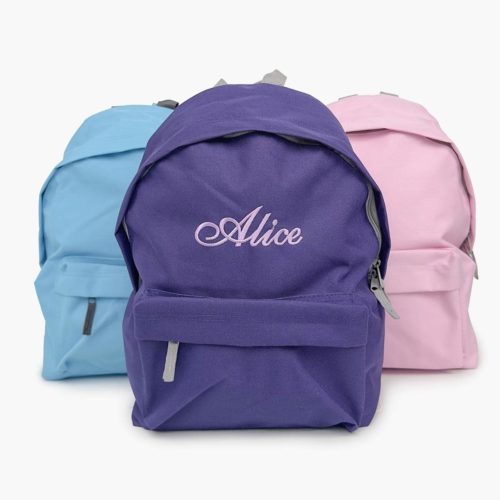 Personalized backpack with name for smaller kids