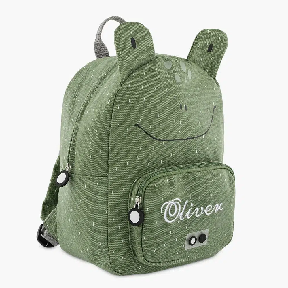frog Personalized backpack with name, Mr. Frog