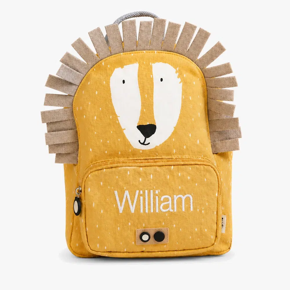 mr-lion-hero Personalized backpack with name, Mr. Lion