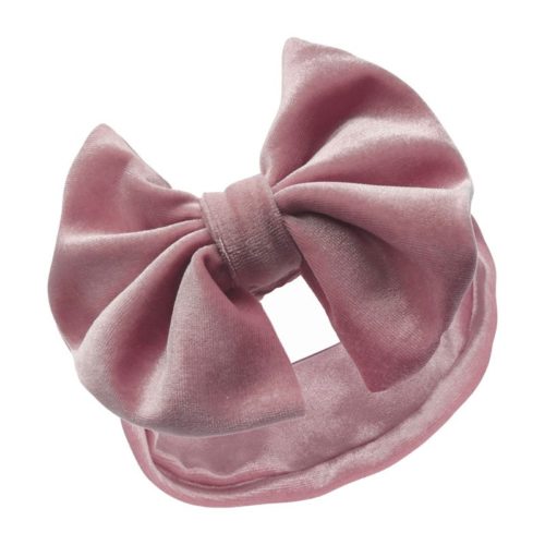 Light pink hair band baby in velor