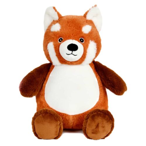 Red panda personalized plush animal