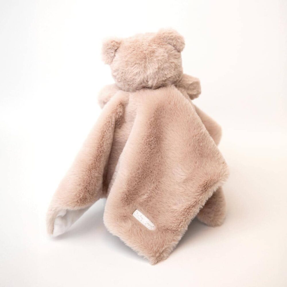 Bear personalized baby comforter - Fuzzy, alternate view