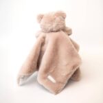 Bear personalized baby comforter - Fuzzy, alternate view