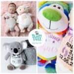 Personalized stuffed animals with embroidery
