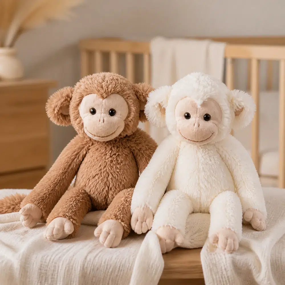 Bernard and Dennis rabbit soft toys, 40 cm, Bukowski, lifestyle image