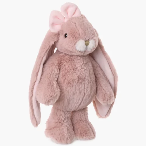 Antique pink rabbit stuffed animal from Bukowski