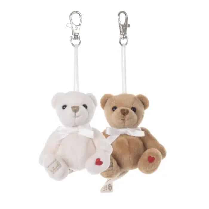 Teddy bear keyring from Bukowski