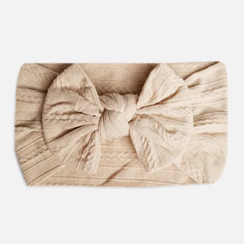 Creme headband for baby