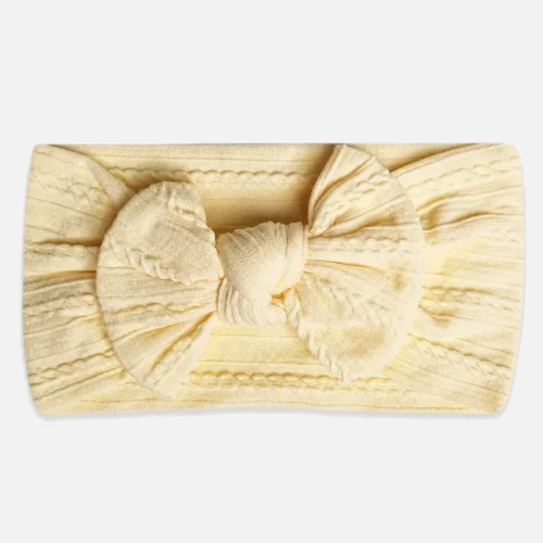 Yellow headband for baby