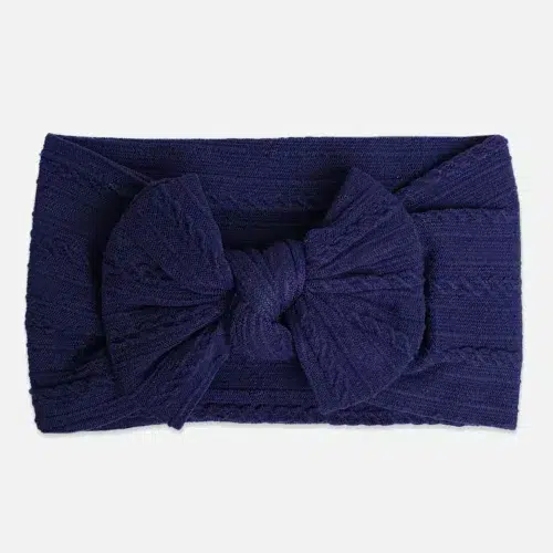Marine blue headband for baby