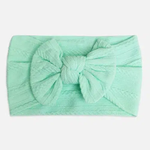 Mint headband for baby