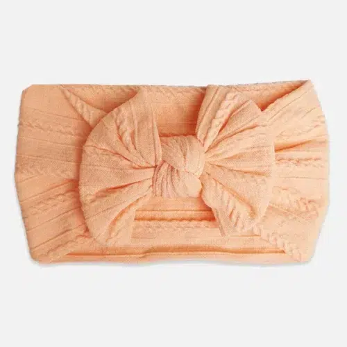 Peach headband for baby