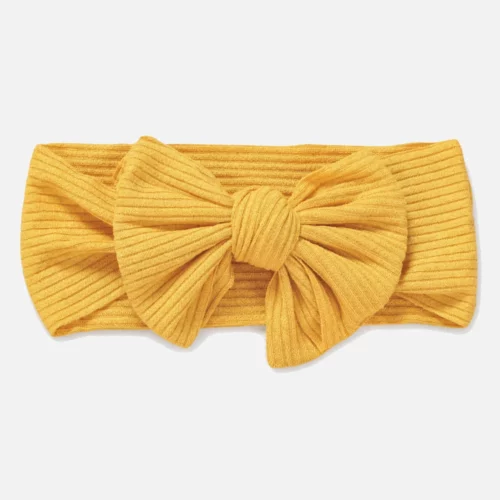 Sunflower headband for baby ribbed