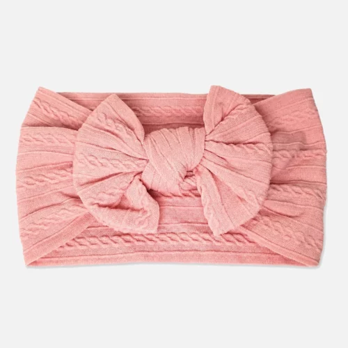 Powder pink headband for baby - Nordic Rainbow