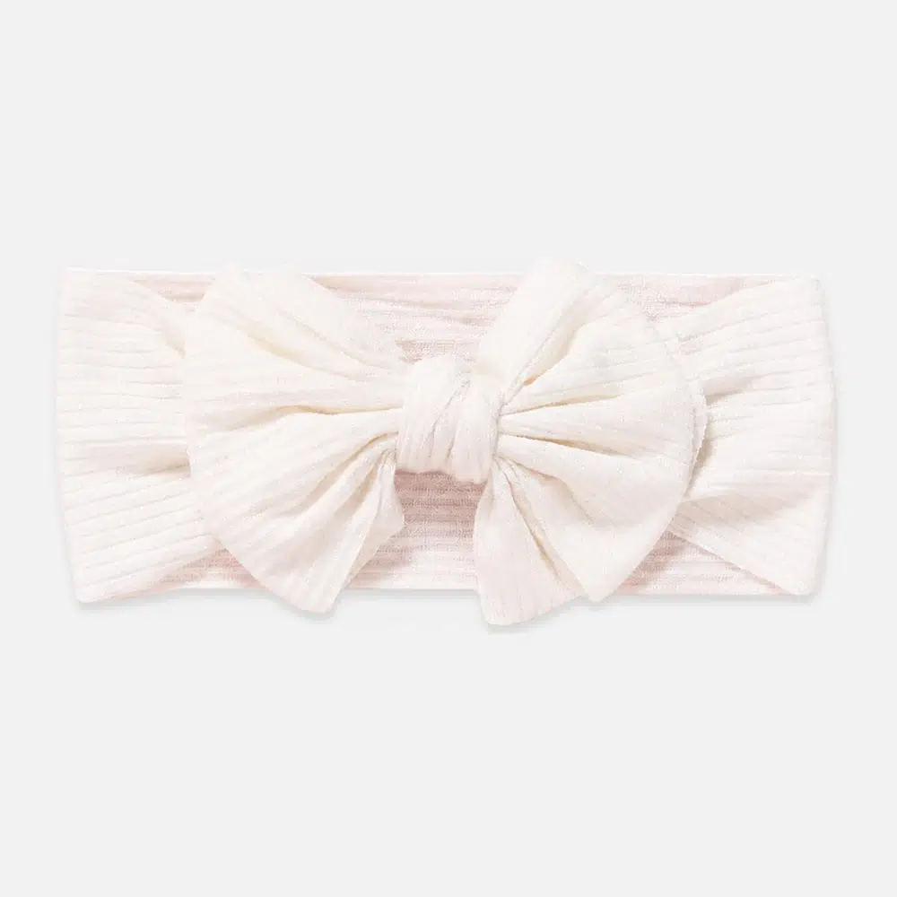 White headband for baby ribbed White headband for baby ribbed