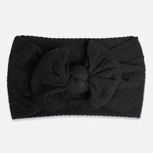 Black headband for baby