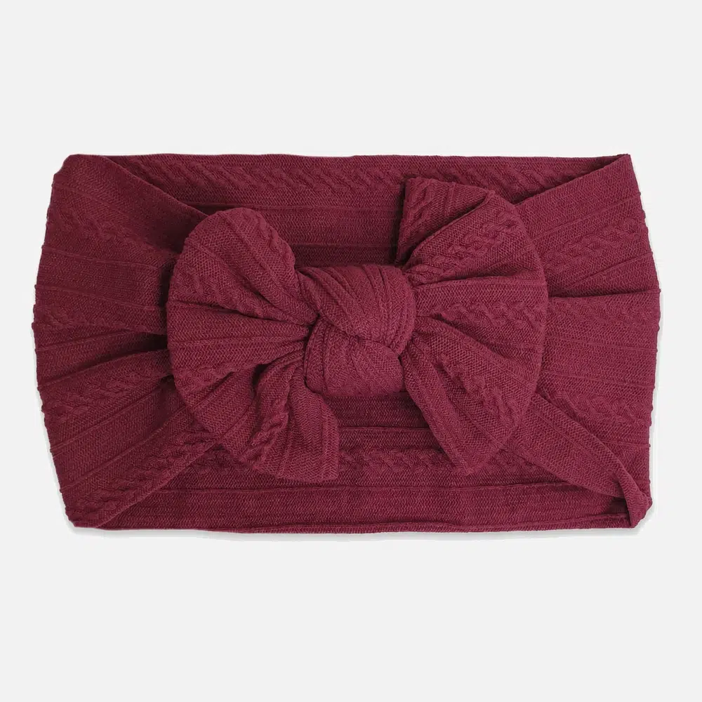 Burgundy headband for baby Burgundy headband for baby