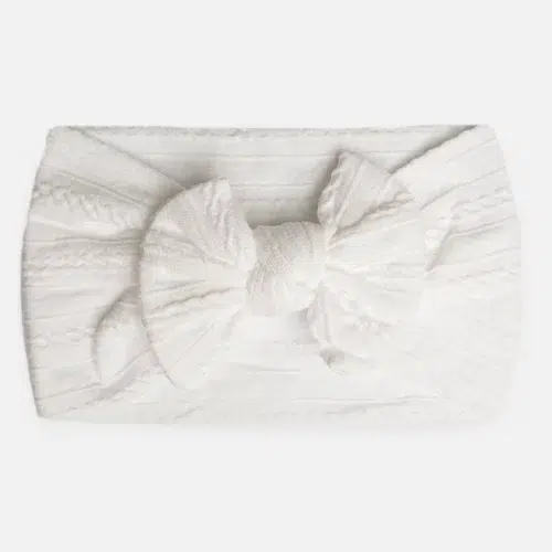 White headband for baby