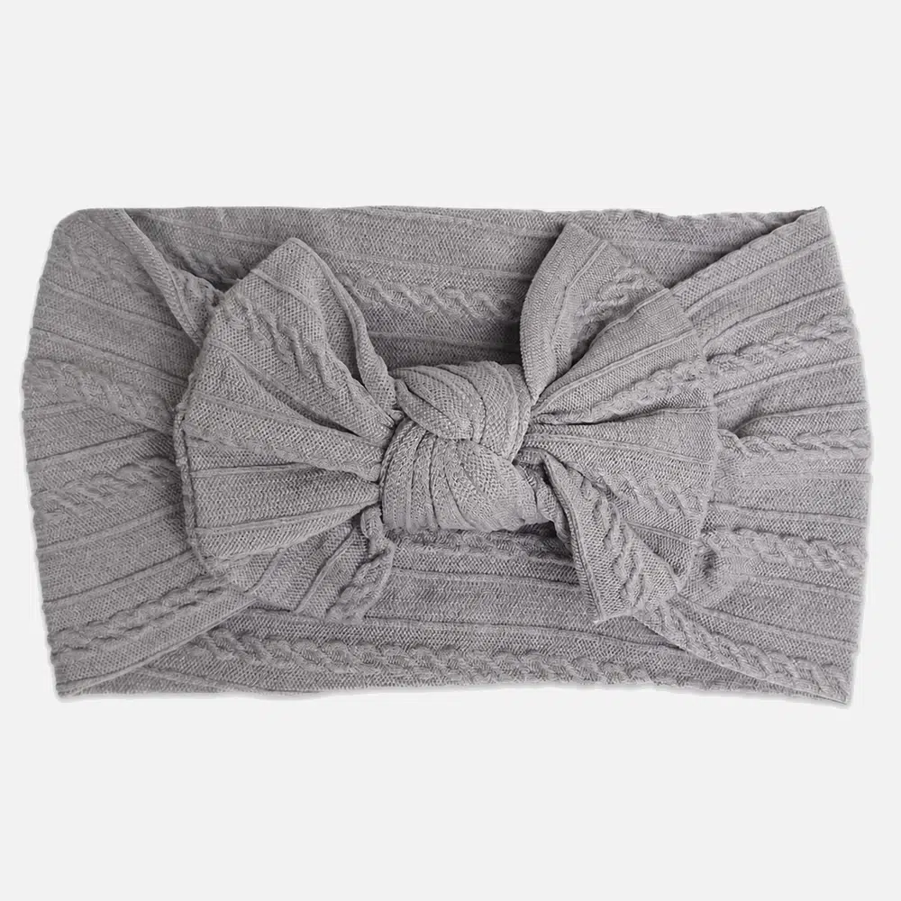 Grey headband for baby Grey headband for baby