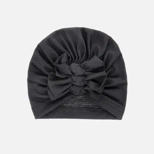 Black turban for baby