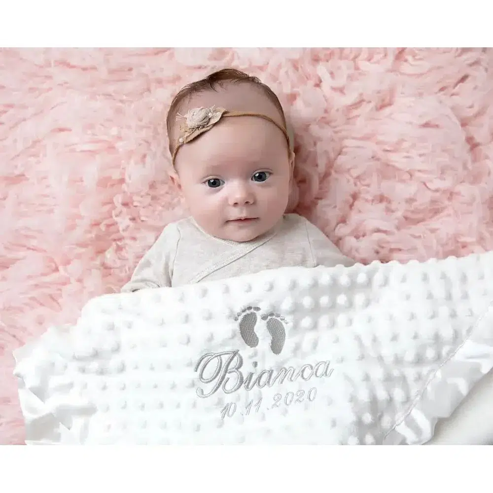 Personalized baby blankets