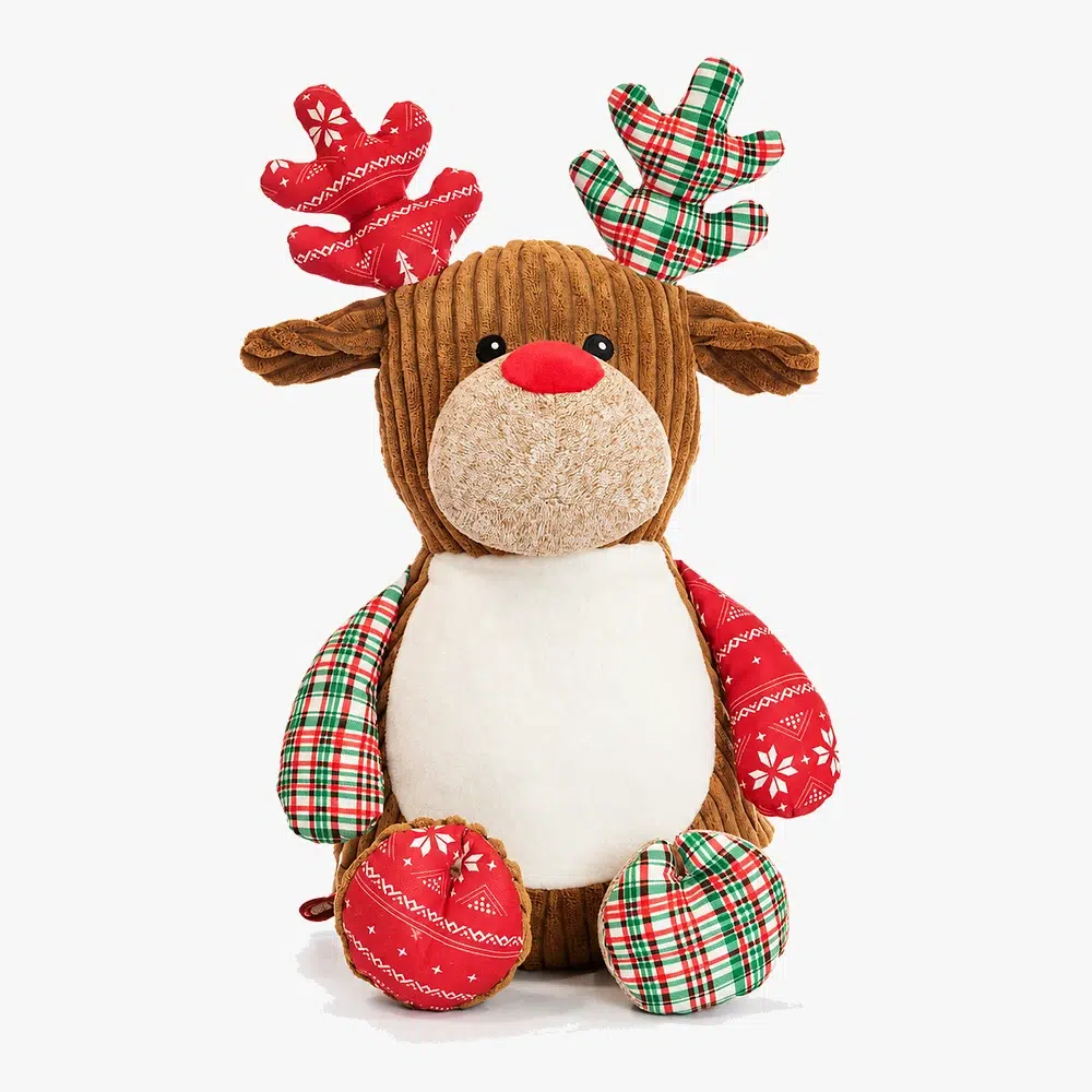 Reindeer personalized stuffed animal - Dasher