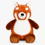 Red panda personalized plush animal