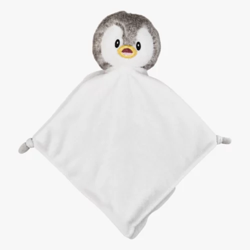 Penguin comforter with name
