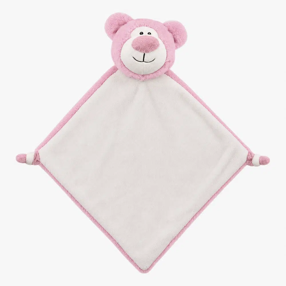 pink teddy bear blanket