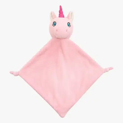 Pink unicorn comforter