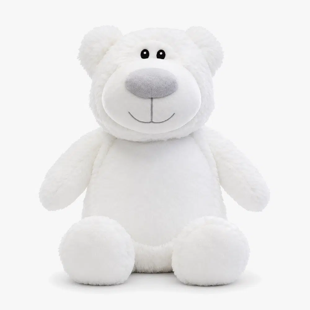 White teddy bear with name - Edward